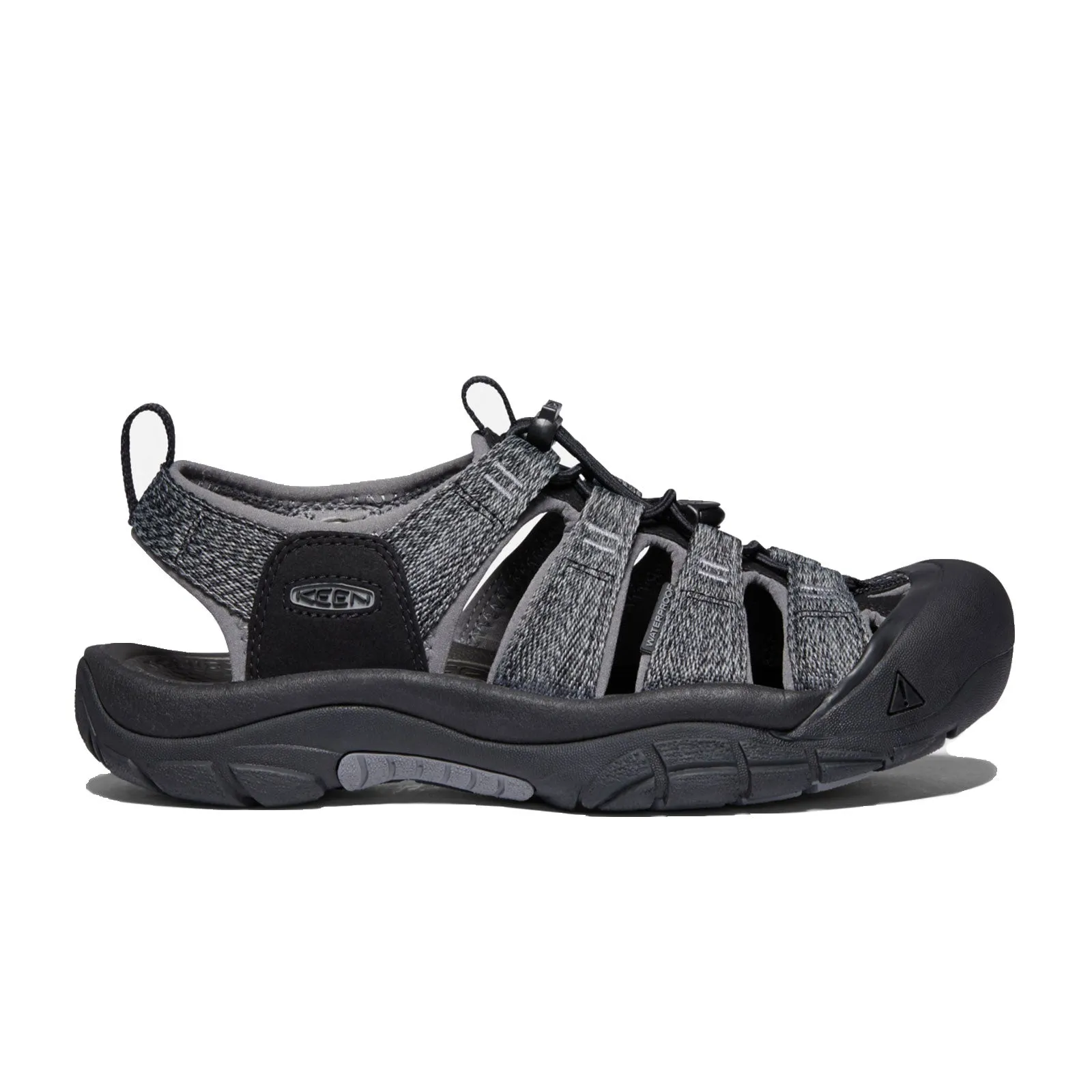 Keen Newport H2 Active Sandal (Men) - Black/Steel Grey