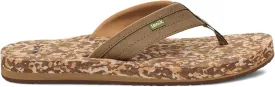 Sanuk Mens Ziggy ST | Flip Flops for Men | Mens Sandals | Beach Sandals | Water Friendly & Lightweight | Comfort Footbed