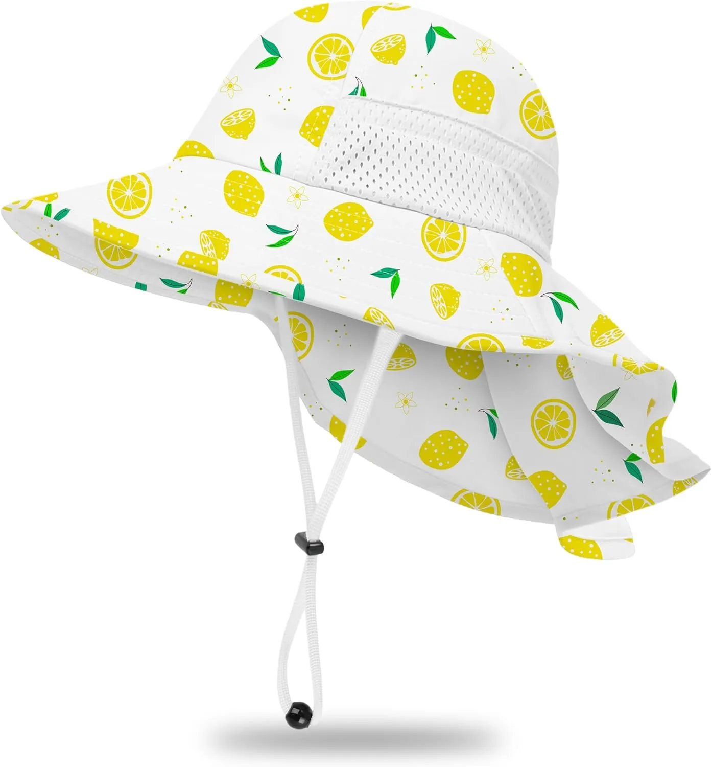 Toddler Baby Sun Hat Kids Summer UPF 50  for Boys Girls Adjustable Beach Hats with Bucket Wide Brim Age 1-7 Years